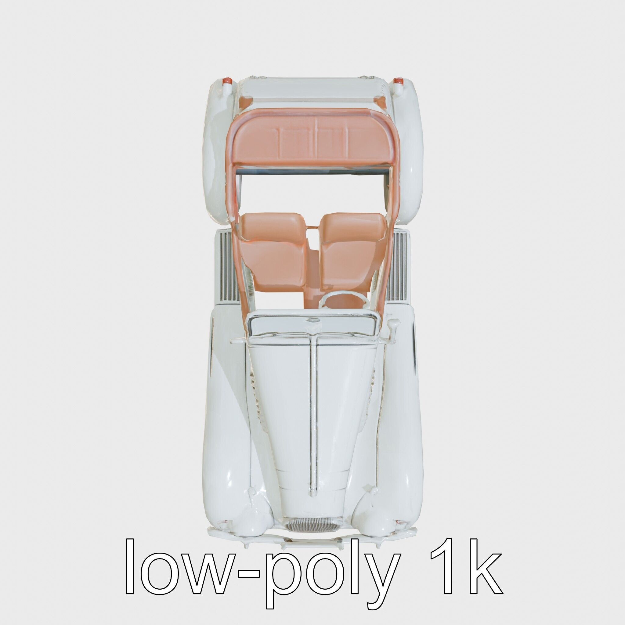 Percheron Horse Elegant Movement Model Low-poly 3D model_25