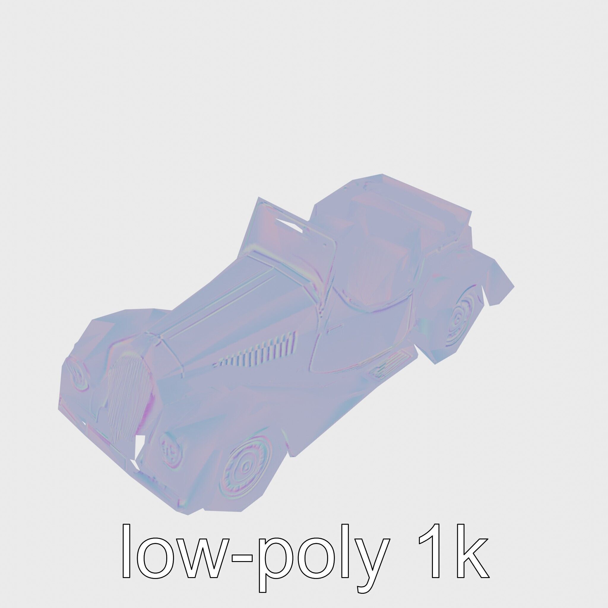Percheron Horse Elegant Movement Model Low-poly 3D model_22