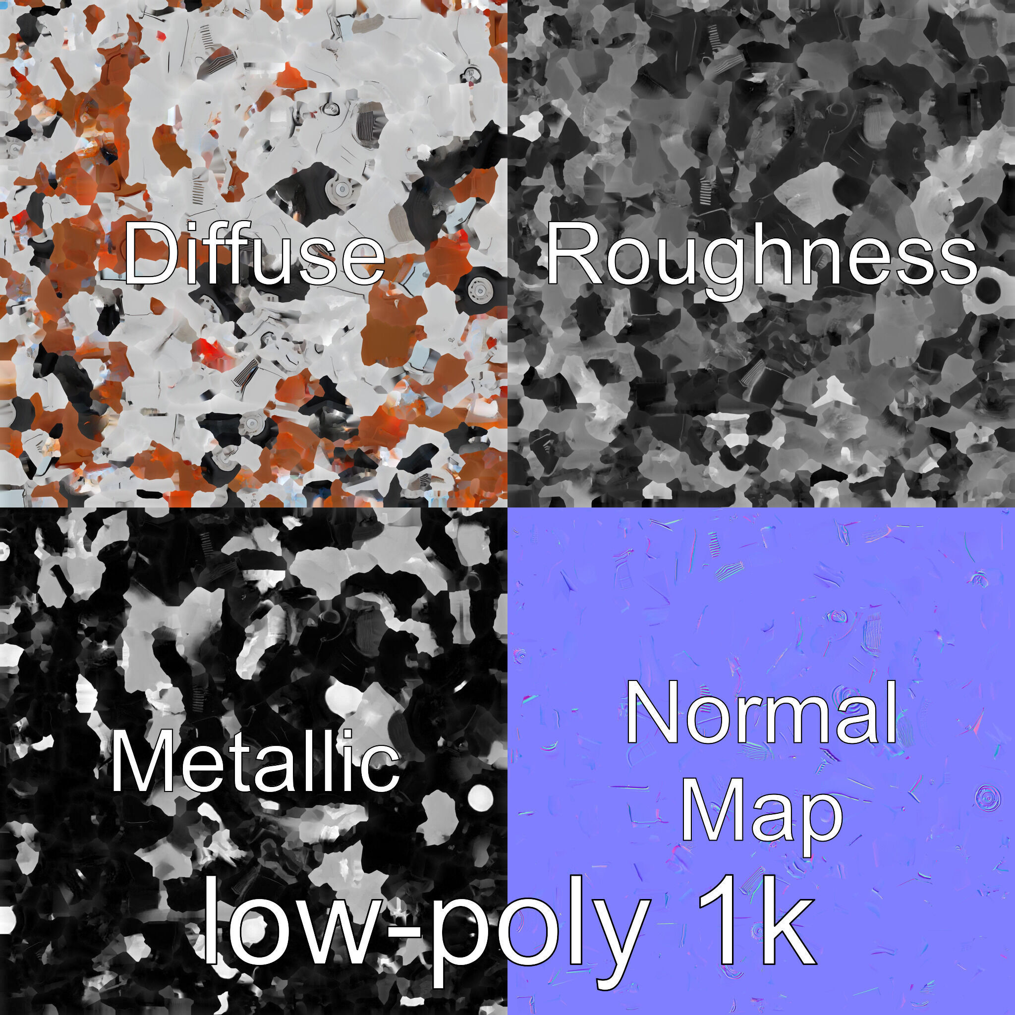 Percheron Horse Elegant Movement Model Low-poly 3D model_30