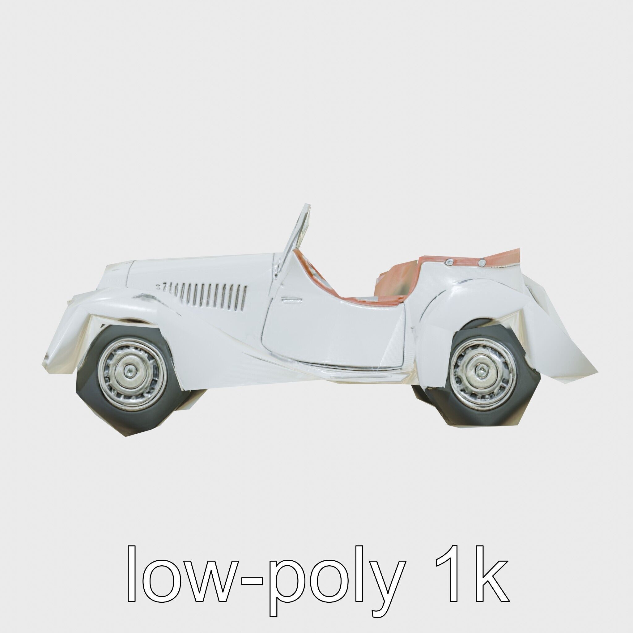 Percheron Horse Elegant Movement Model Low-poly 3D model_16