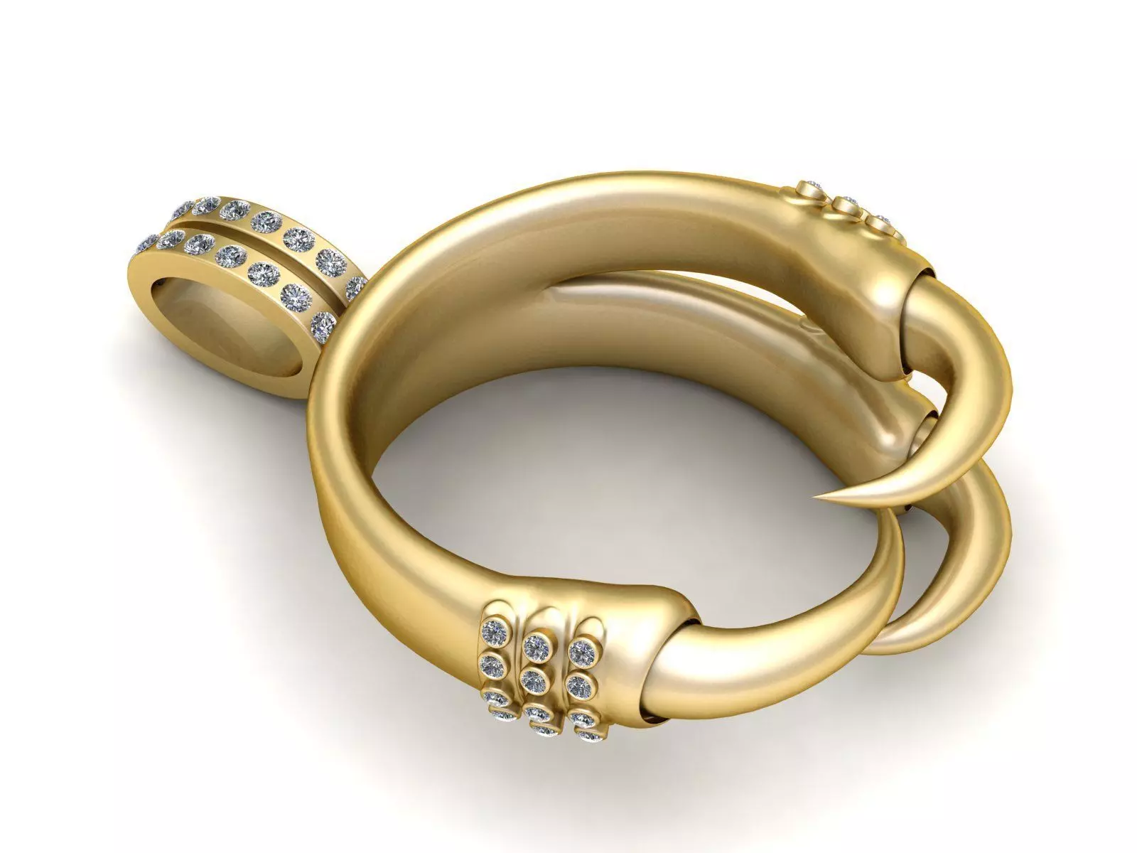 FANCY STYLISH PENDANT 3D PRINTABLE MODEL 3D print model
