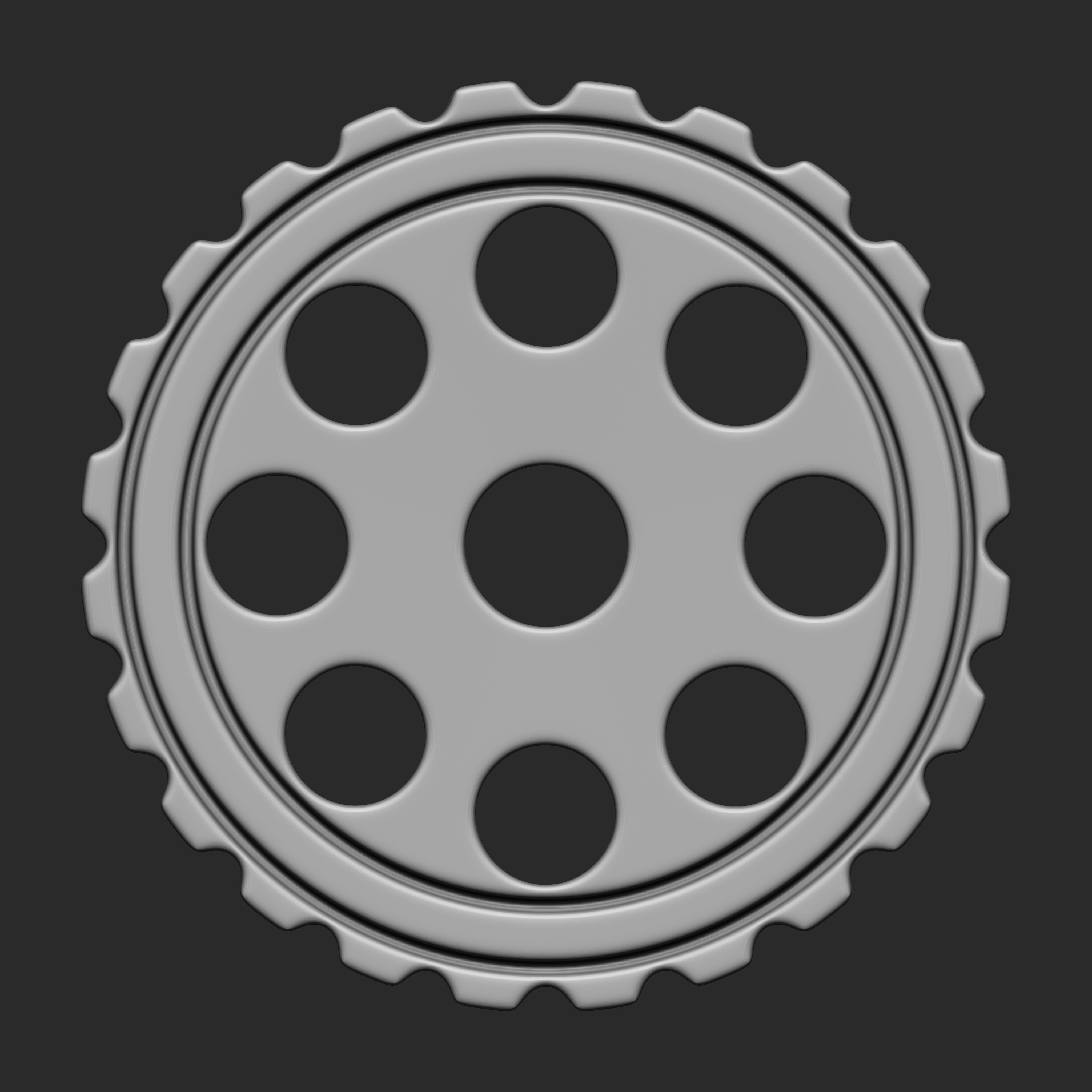 Steampunk Gears IMM Brush Pack 29 in One Vol 6 3D model_16