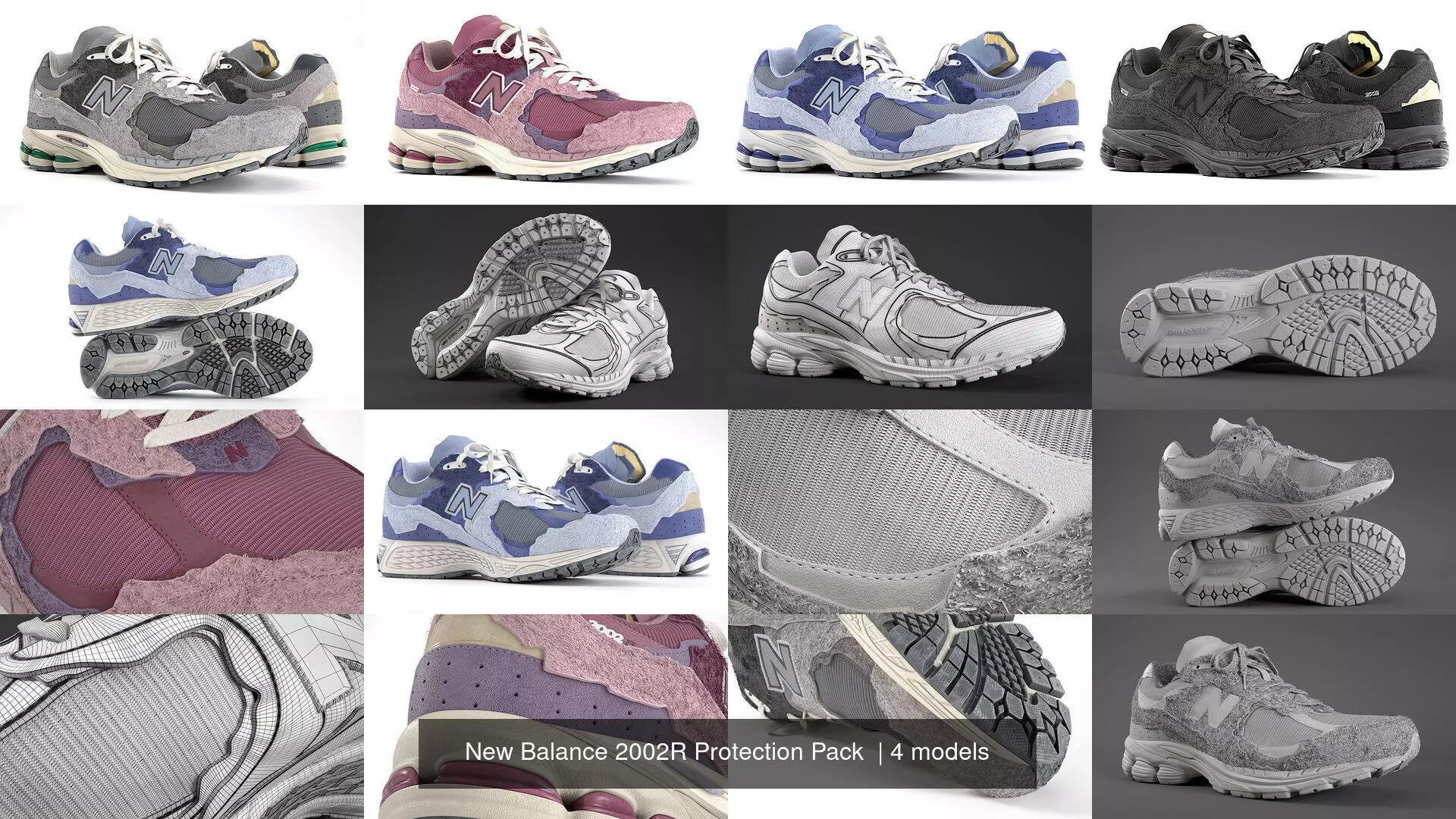 New Balance 2002R Protection Pack  3D Model Collection_0