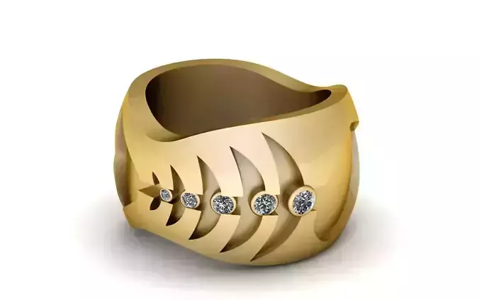 RCSONANCE STYLISH RING 3D PRINTABLE MODEL 3D print model