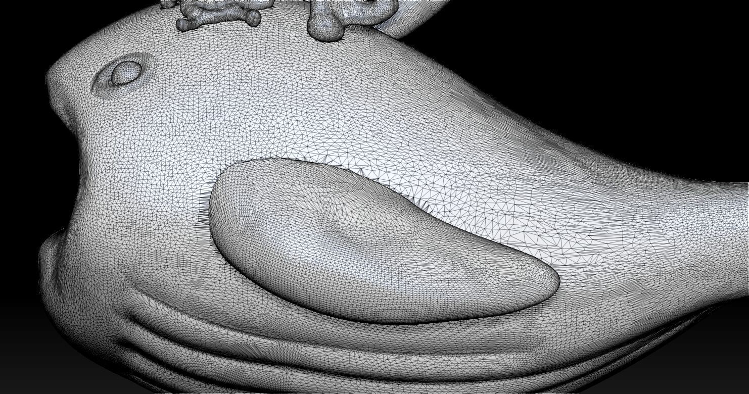 Whale Pendant 2 3D print model 3D print model_5