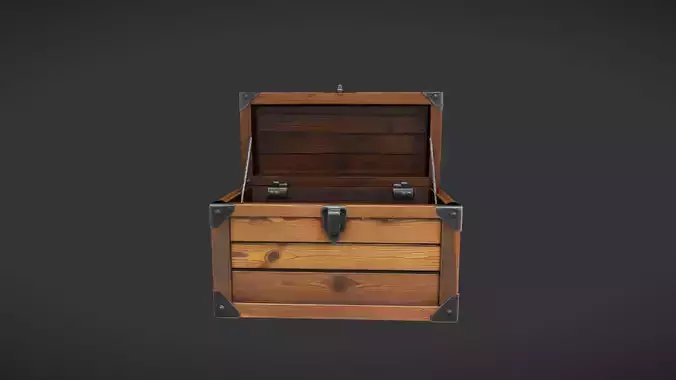 wooden treasure chest 3