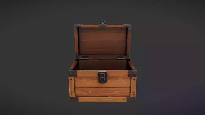 Wooden treasure chest 2