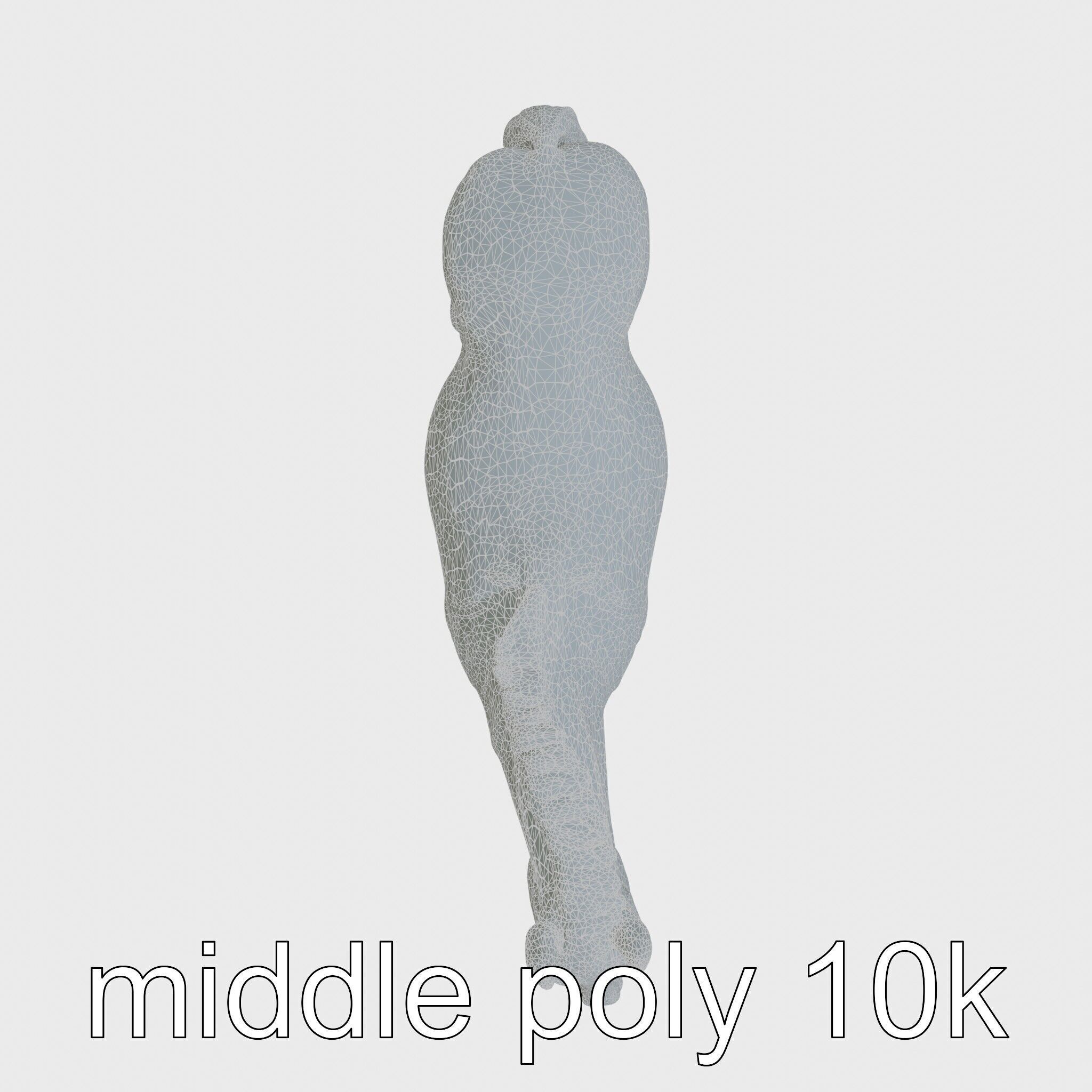 Chestnut Warmblood Horse with Energetic Performance Low-poly 3D model_22