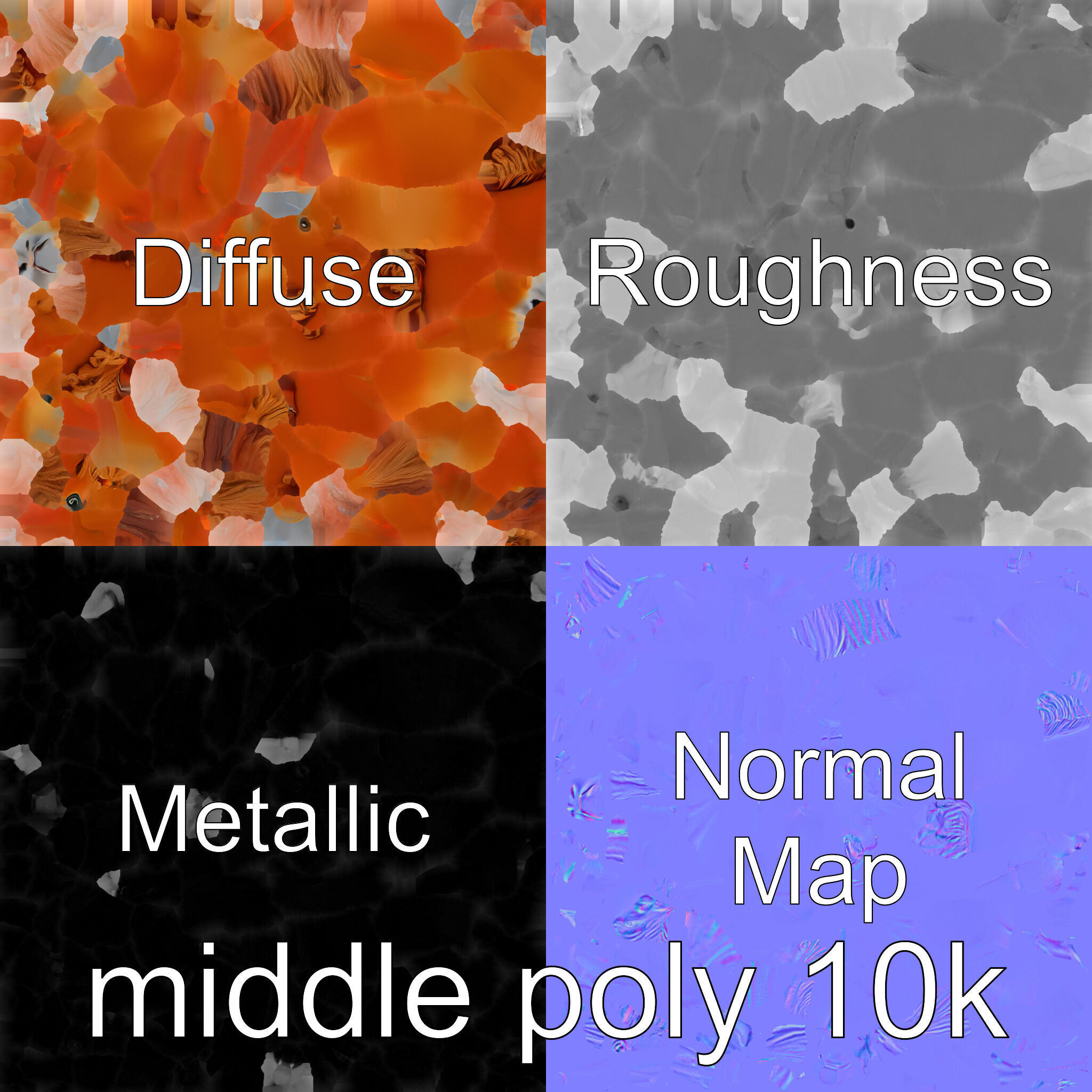 Chestnut Morgan Horse 3D Model with Rich Color Low-poly 3D model_29