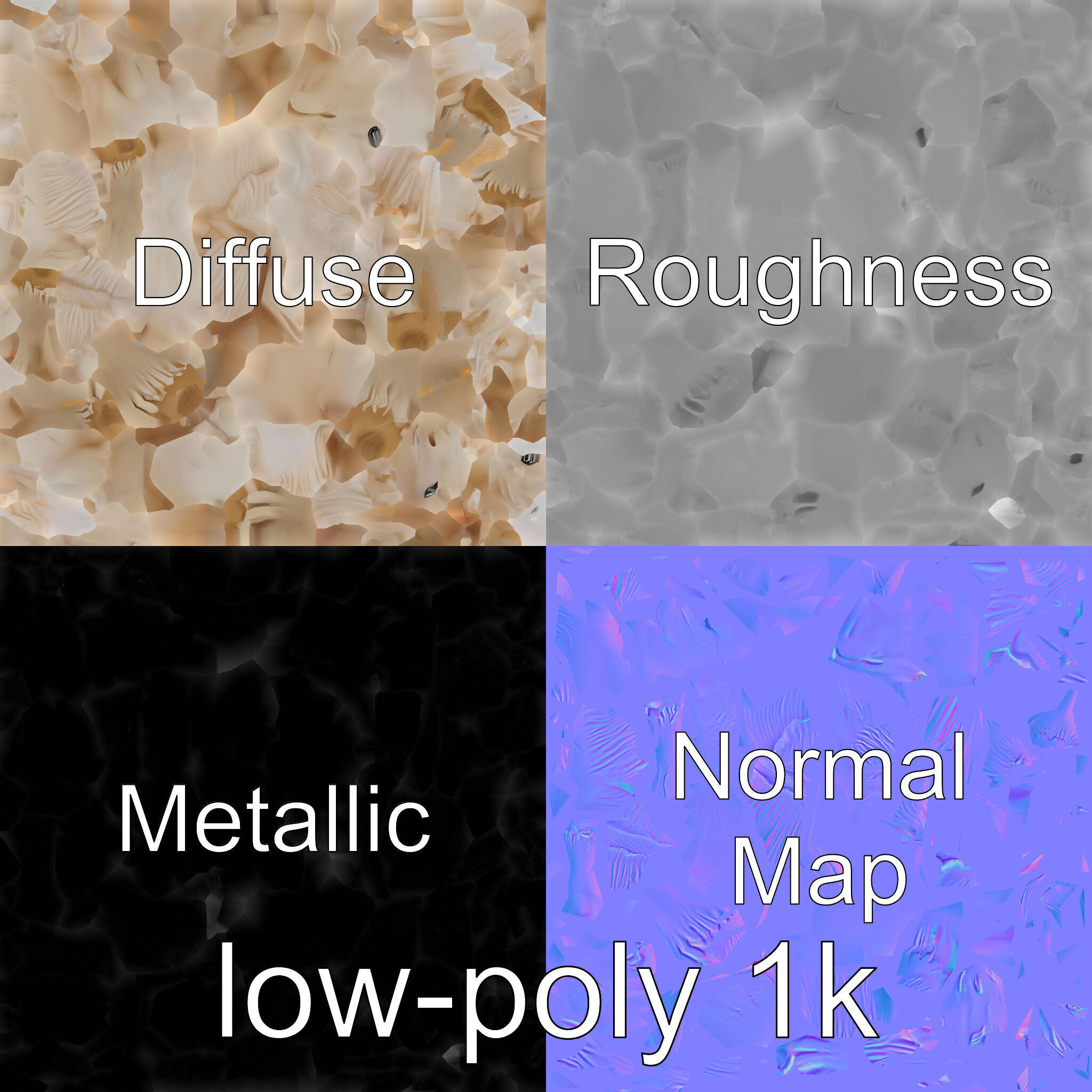 Friesian Horse with Flowing Mane and Feathered Legs Low-poly 3D model_1