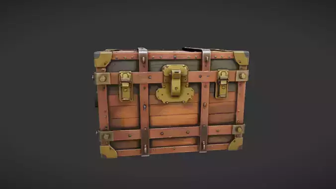 antique wooden treasure chest