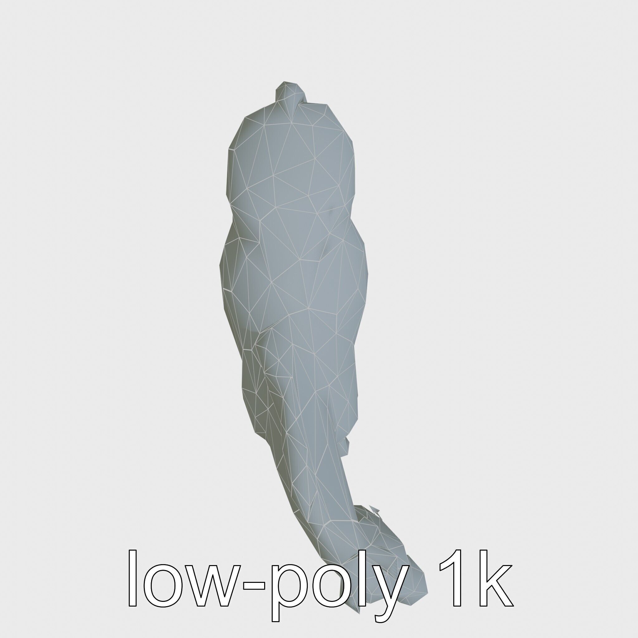 Bay Tennessee Walker Horse 3D Model Low-poly 3D model_13