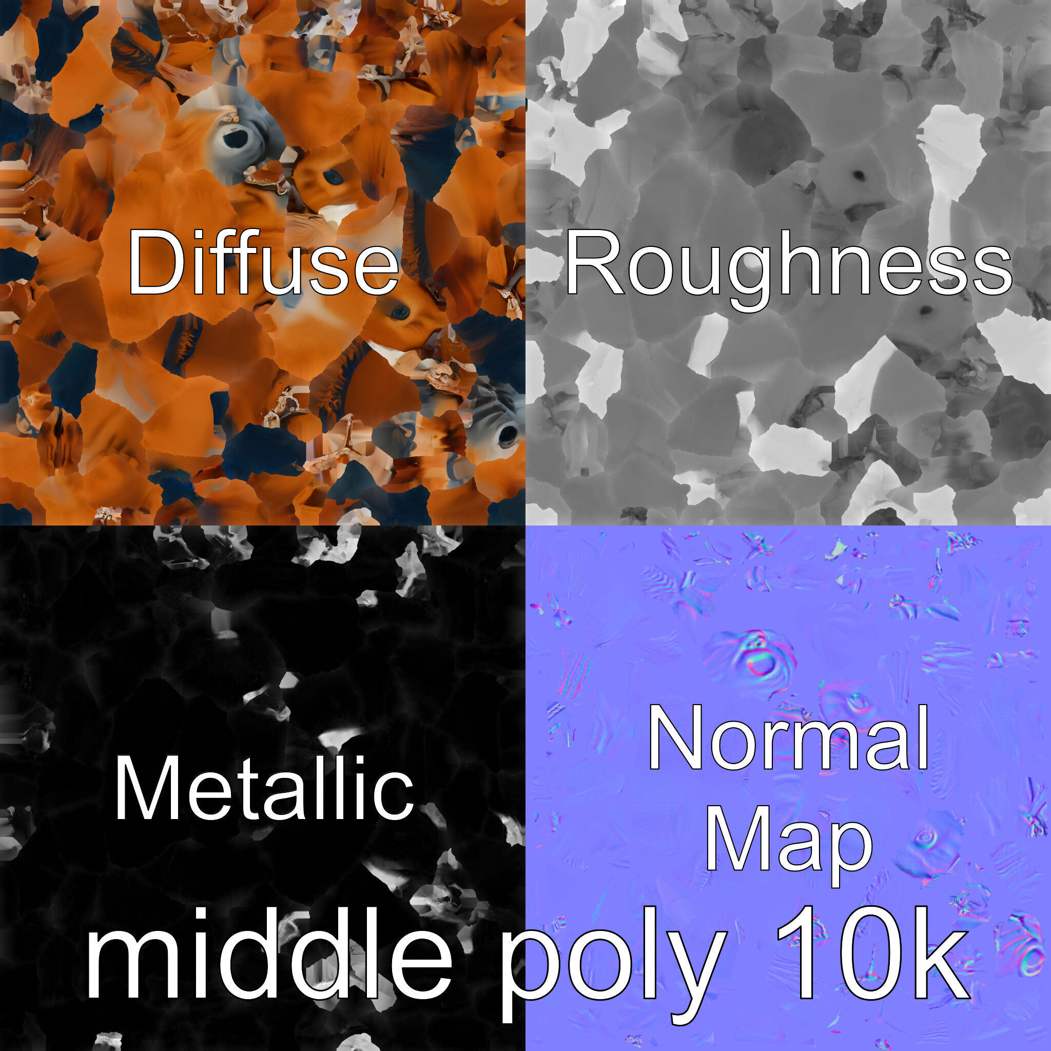 Bay Tennessee Walker Horse 3D Model Low-poly 3D model_26