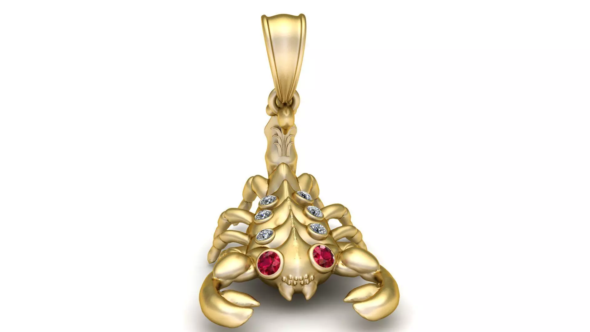 SCORPION ANIMAL PENDANT 3D PRINTABLE MODEL 3D print model_0