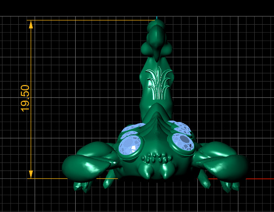 SCORPION ANIMAL PENDANT 3D PRINTABLE MODEL 3D print model_6