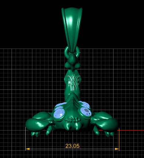 SCORPION ANIMAL PENDANT 3D PRINTABLE MODEL 3D print model_5