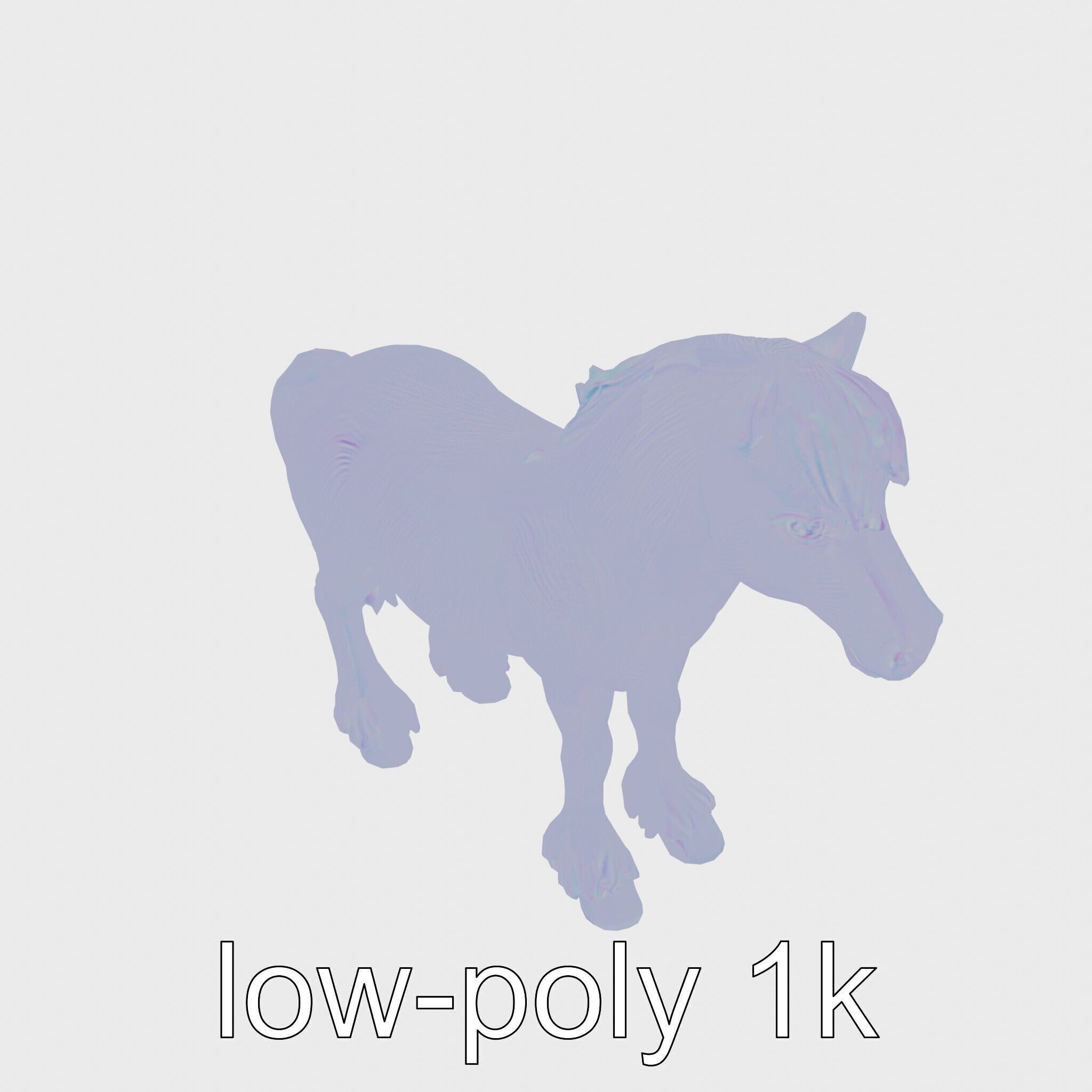 Black Welsh Pony 3D Model with Miniature Elegance Low-poly 3D model_22