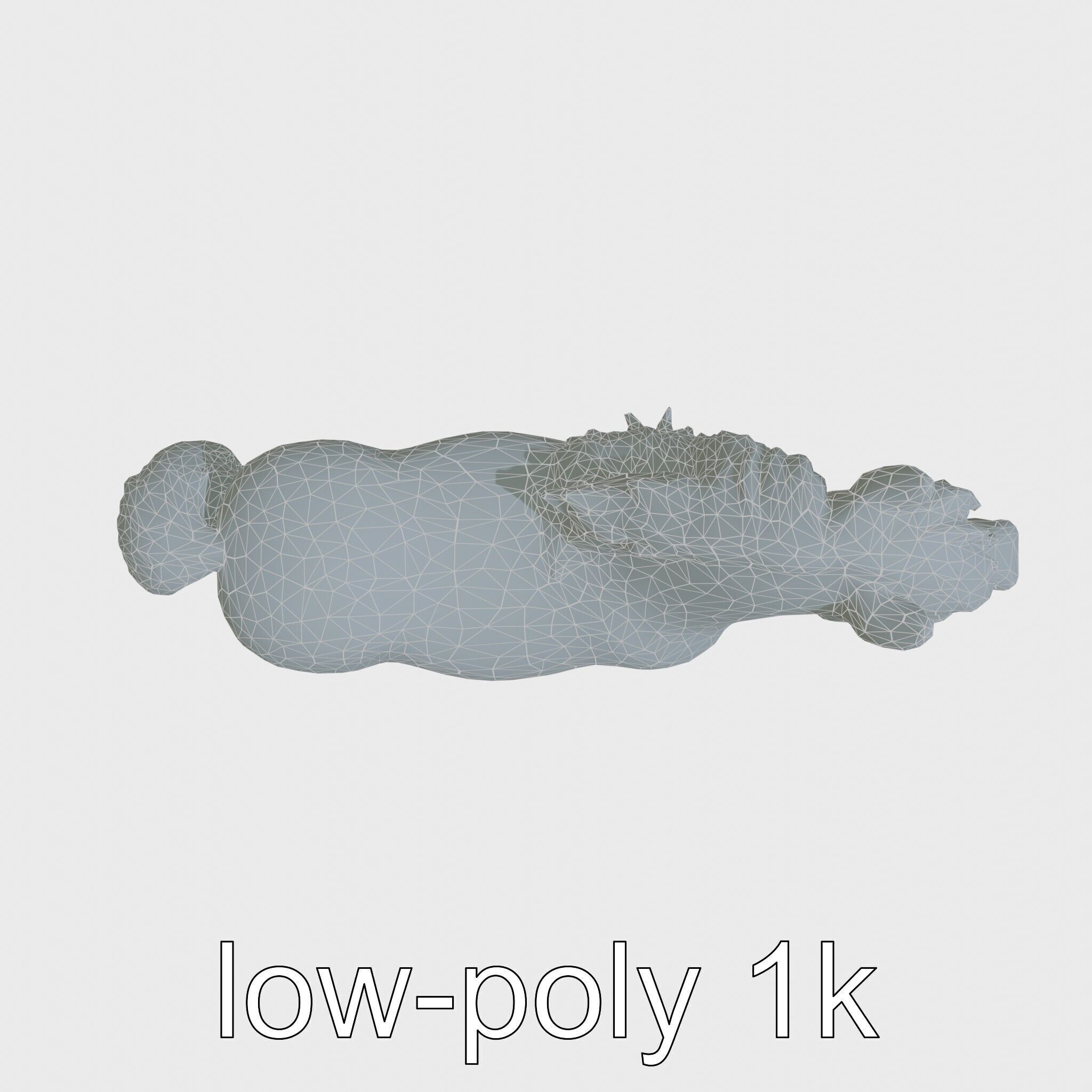 Black Welsh Pony 3D Model with Miniature Elegance Low-poly 3D model_23