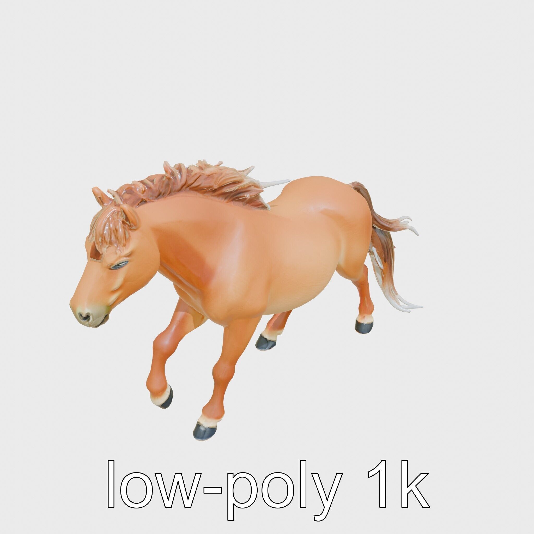 Bay Welsh Pony with Classic Coloring and Spirited Trot Texture_9