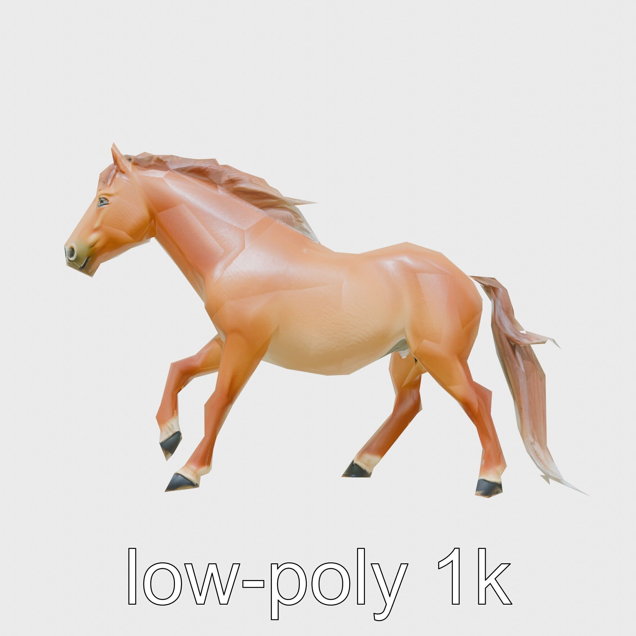 Bay Welsh Pony with Classic Coloring and Spirited Trot Texture_11