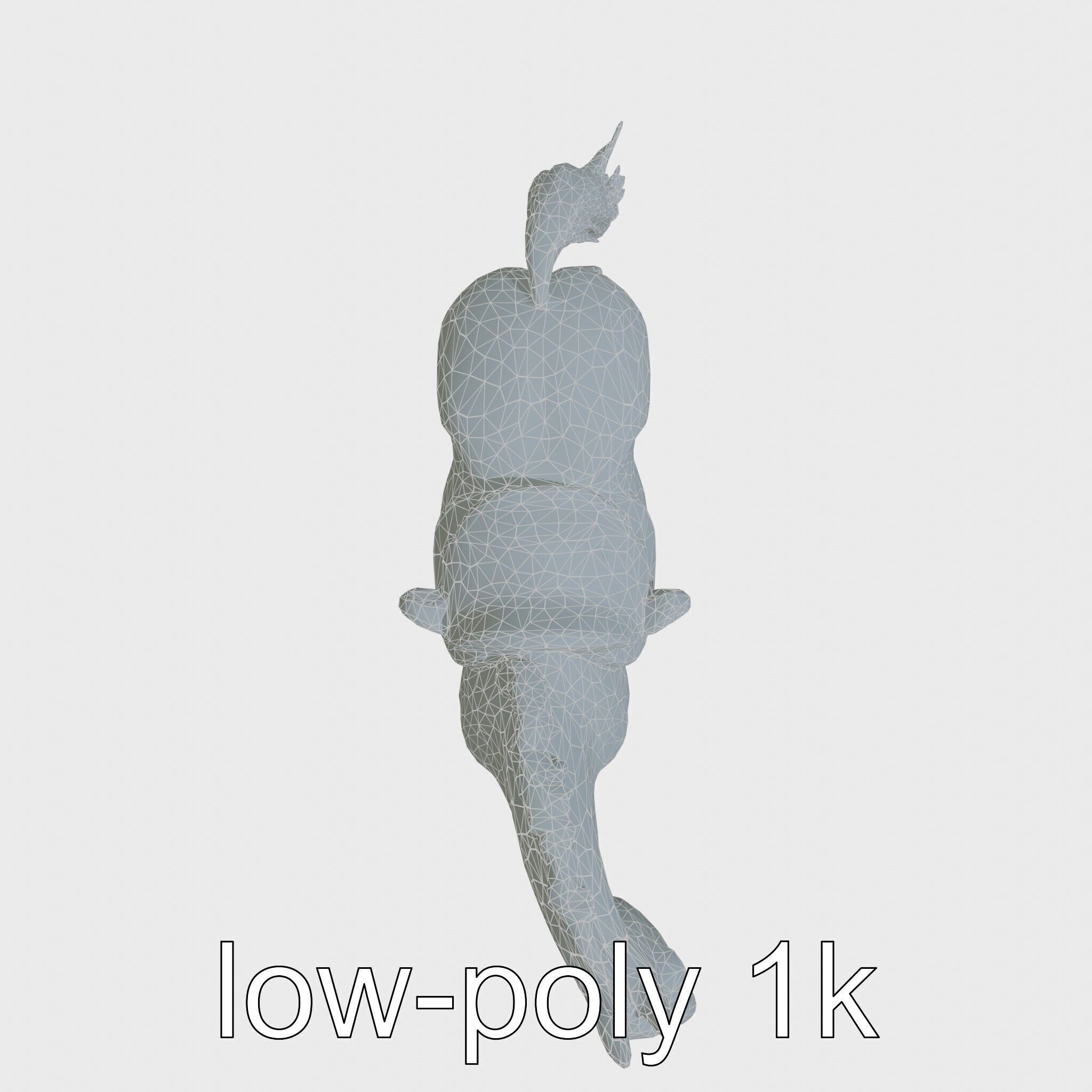 Chestnut Saddlebred with Elegant Movements and Charisma Low-poly 3D model_14