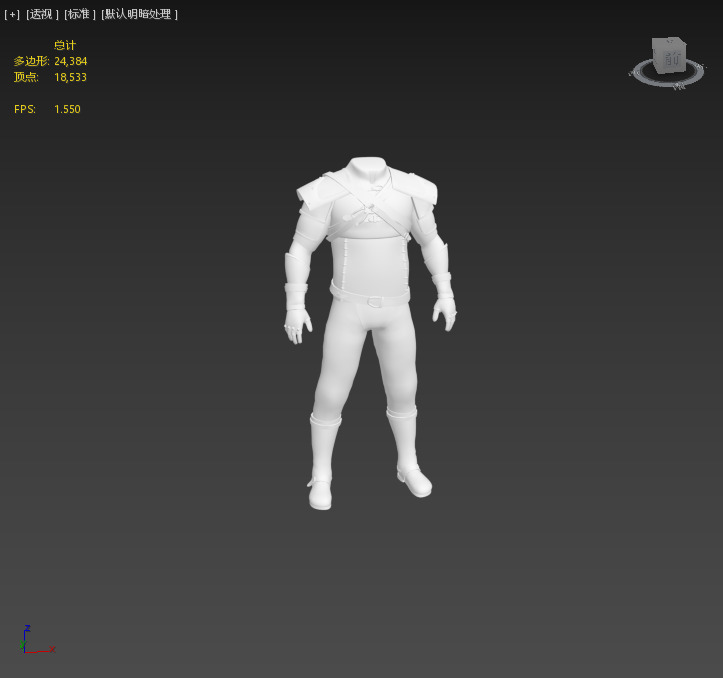 Next Generation Wizard Armor Set Low-poly 3D model_3