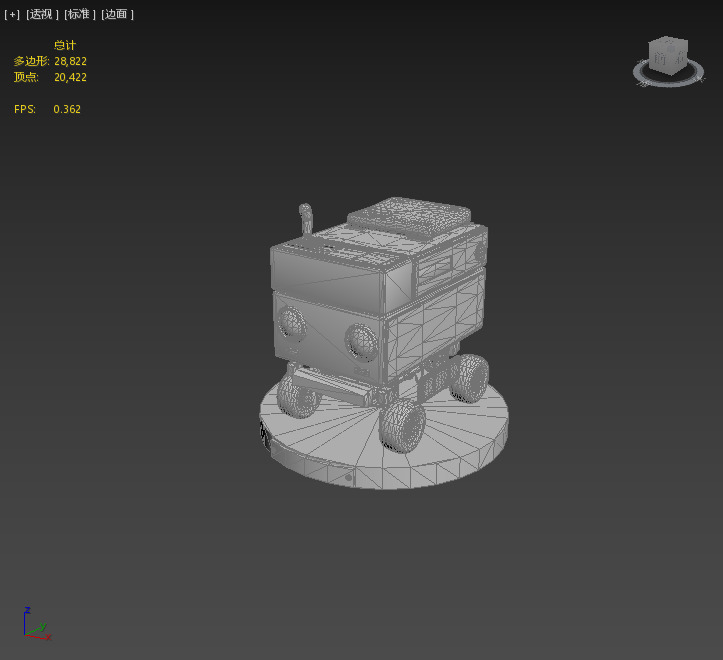 Next generation small car robots Low-poly 3D model_1