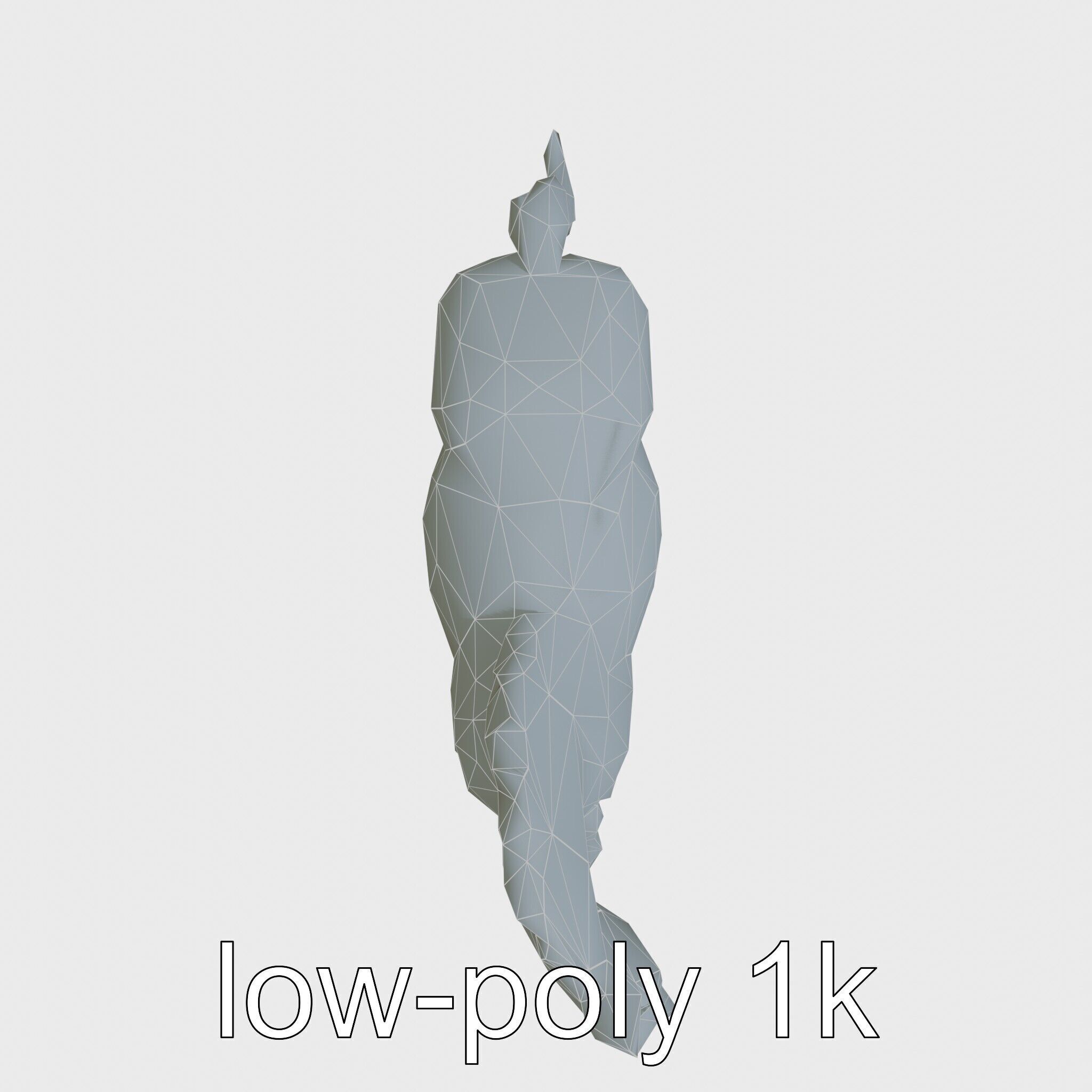 Majestic Bay Friesian Horse Model with Intricate Details Low-poly 3D model_16