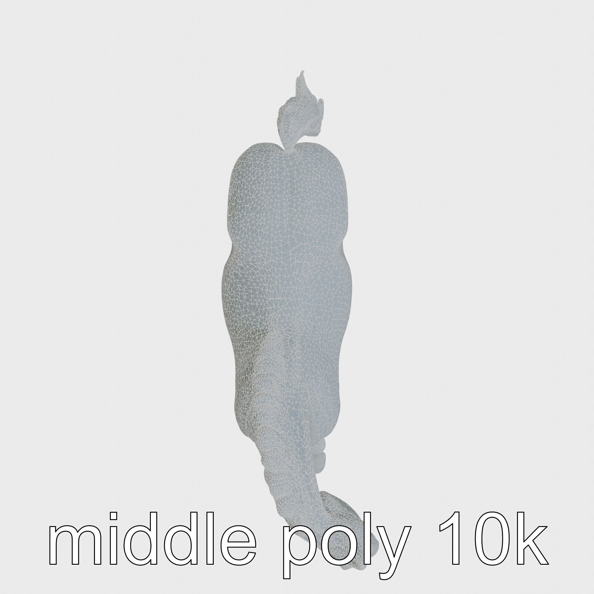 Majestic Bay Friesian Horse Model with Intricate Details Low-poly 3D model_28