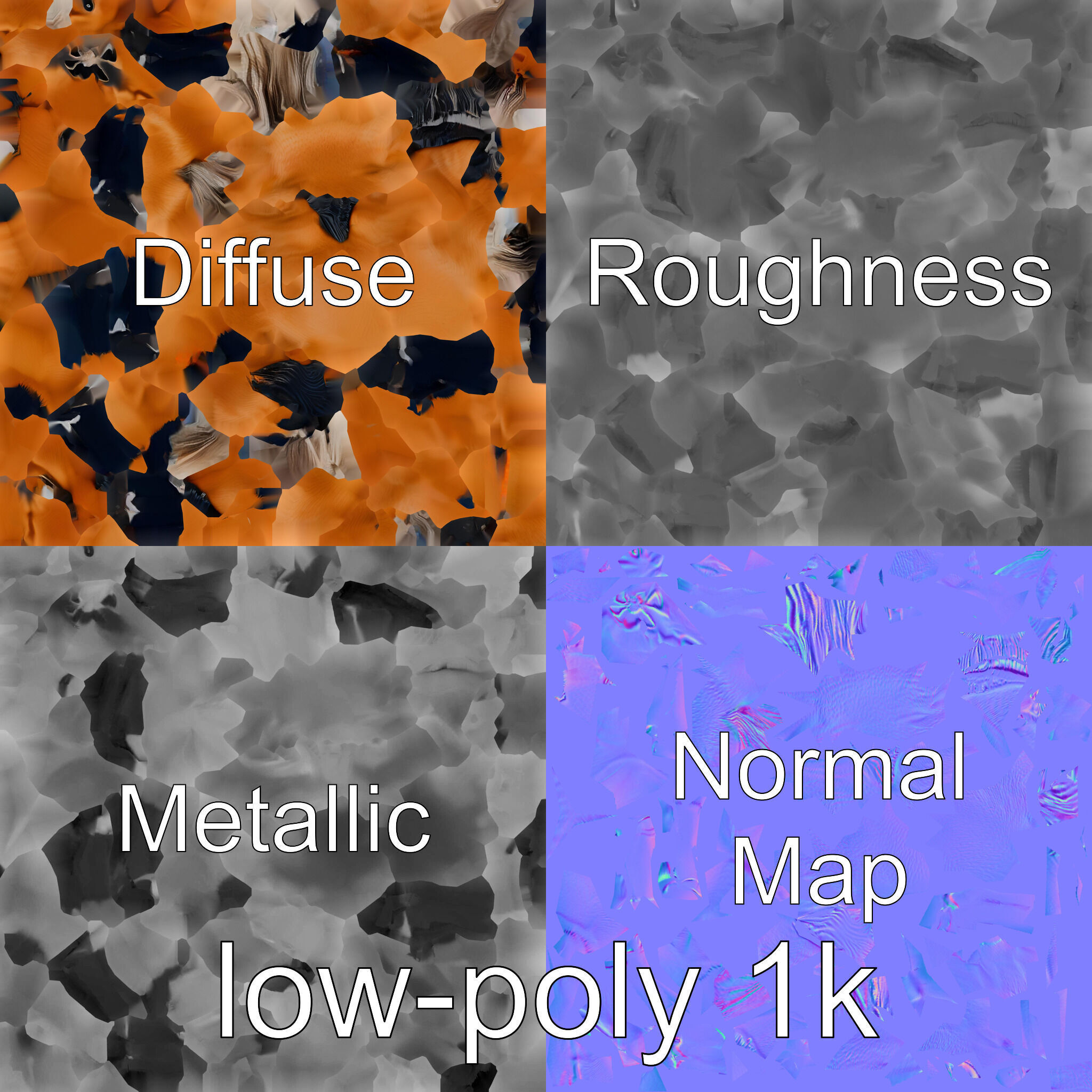 Buckskin Morgan Horse with Tan Coat and Black Points Low-poly 3D model_1