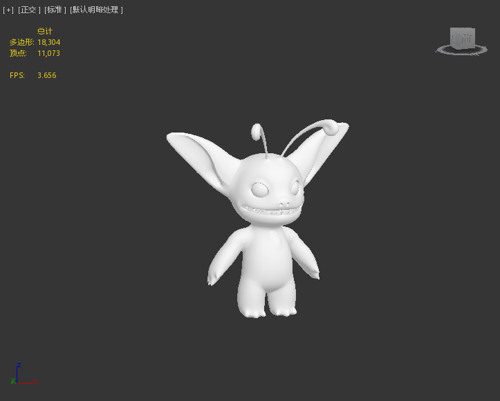 Next Generation Elves Low-poly 3D model_3