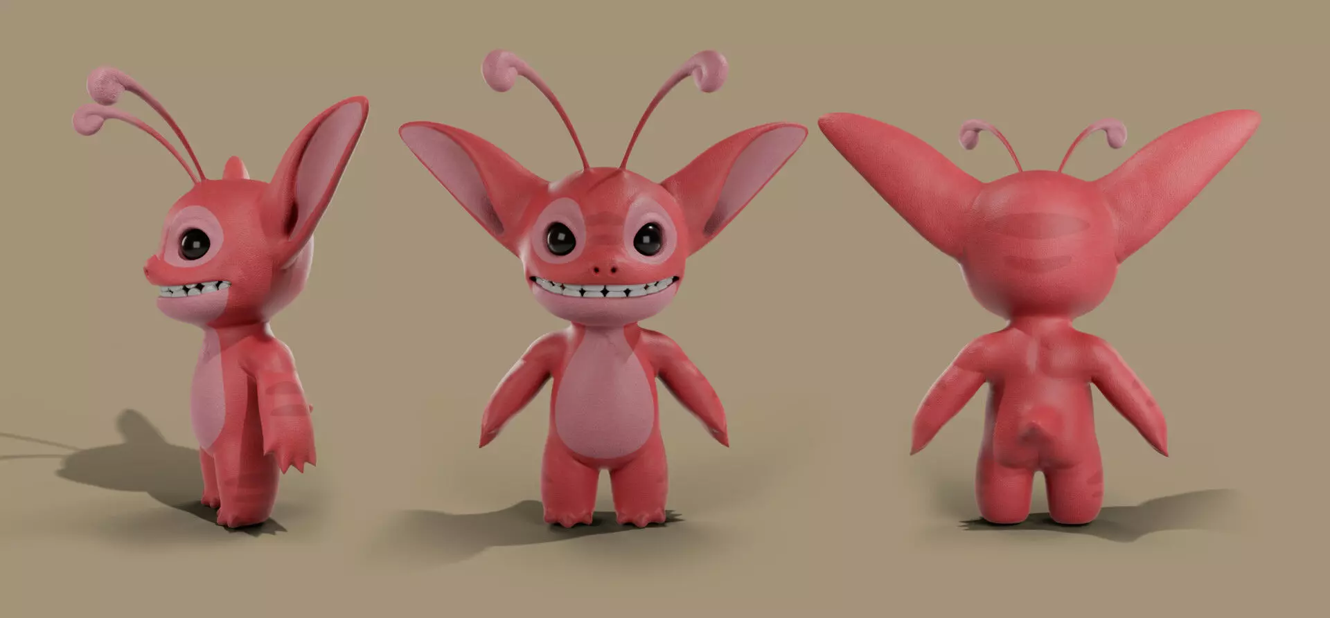 Next Generation Elves Low-poly 3D model_0