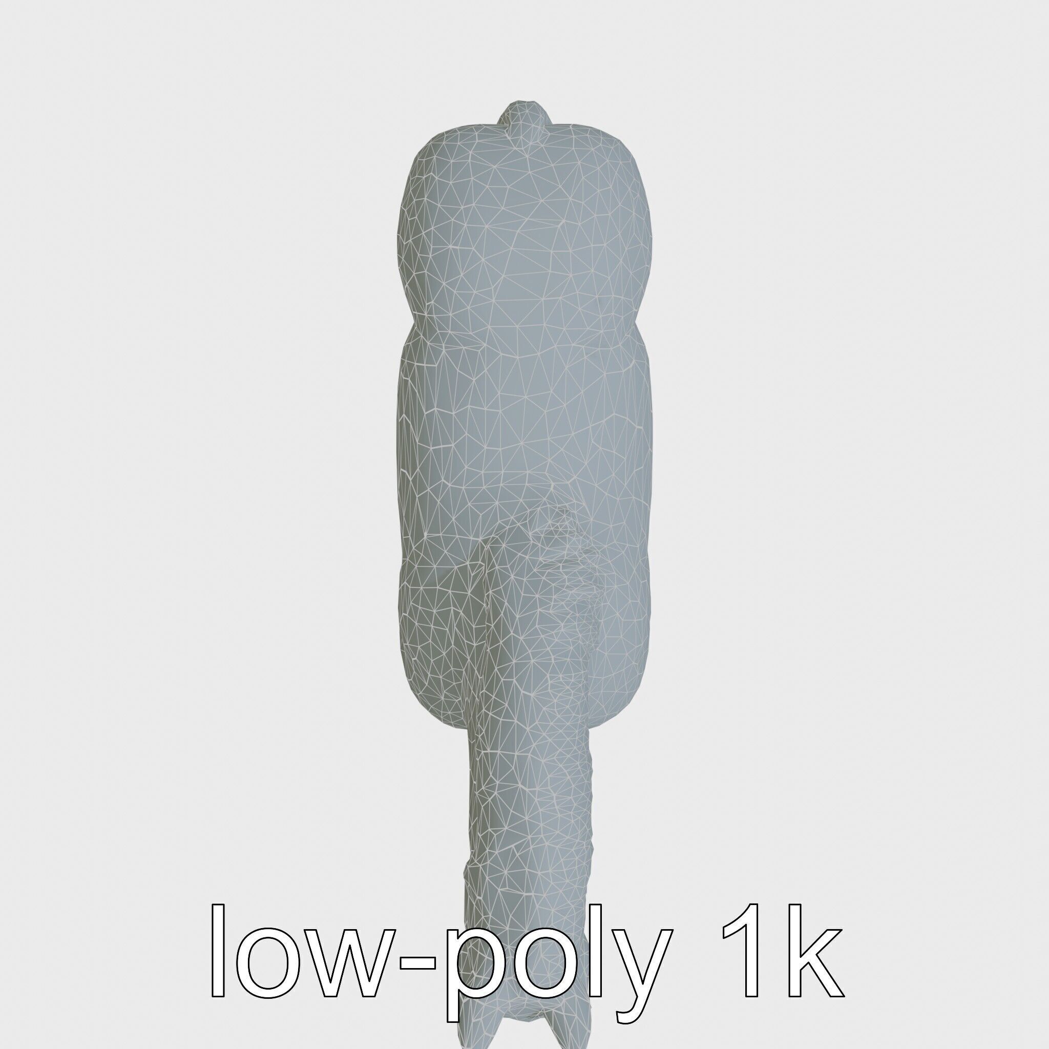 Clydesdale Horse with Feathered Fetlocks 3D Model Low-poly 3D model_12