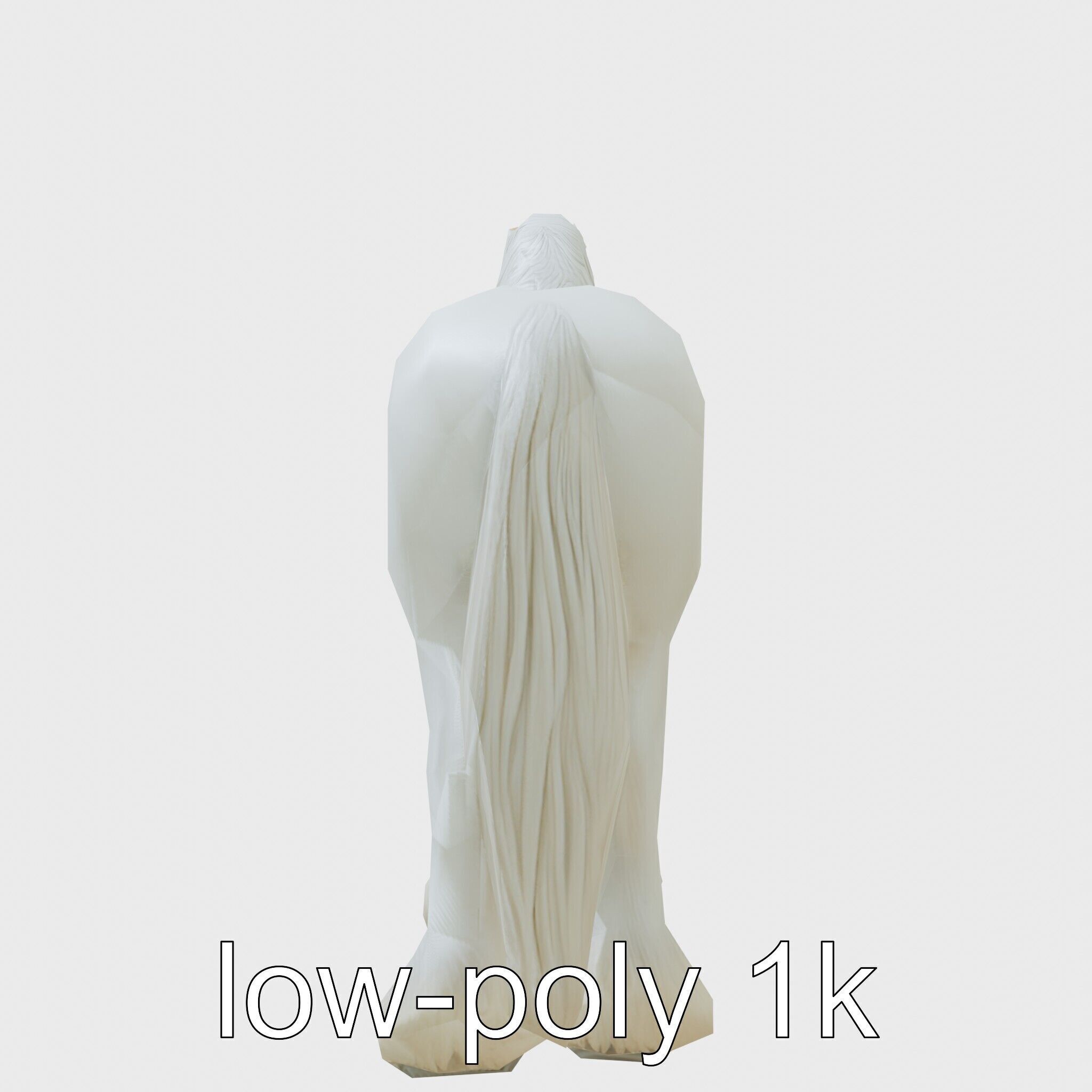 Clydesdale Horse with Feathered Fetlocks 3D Model Low-poly 3D model_21