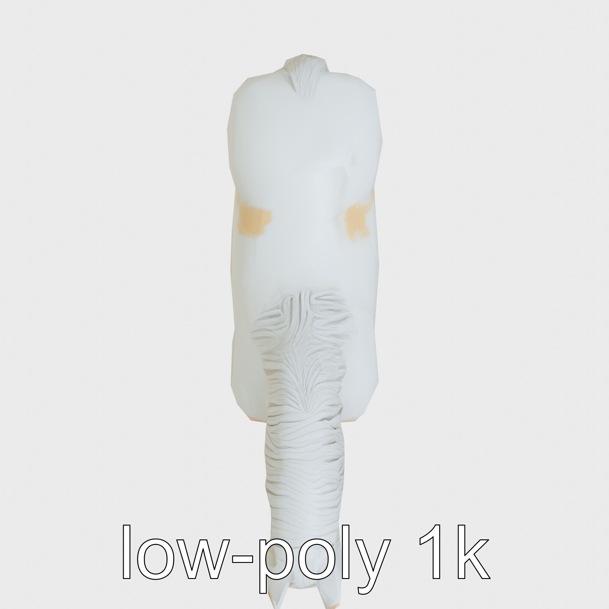 Clydesdale Horse with Feathered Fetlocks 3D Model Low-poly 3D model_10