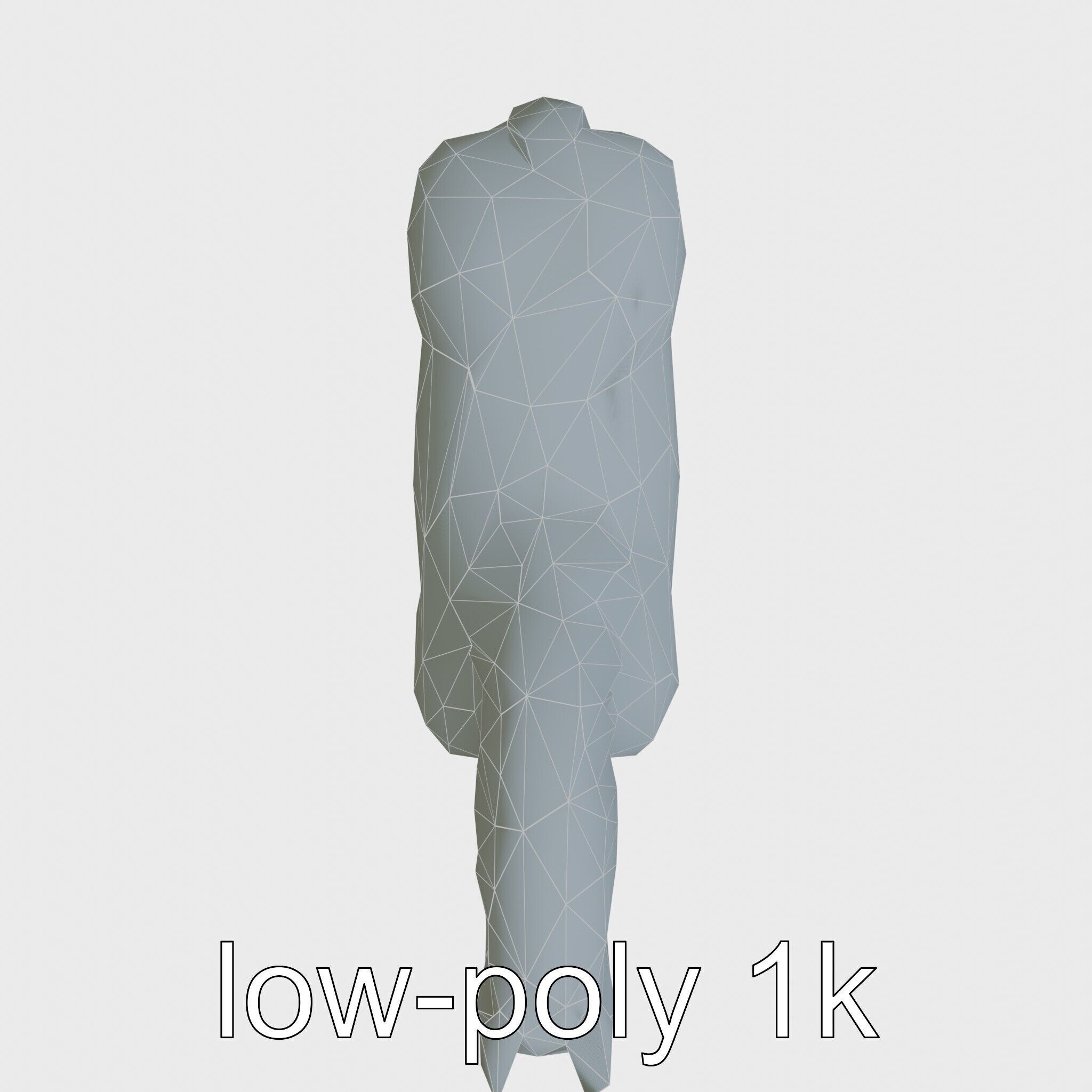 Clydesdale Horse with Feathered Fetlocks 3D Model Low-poly 3D model_11