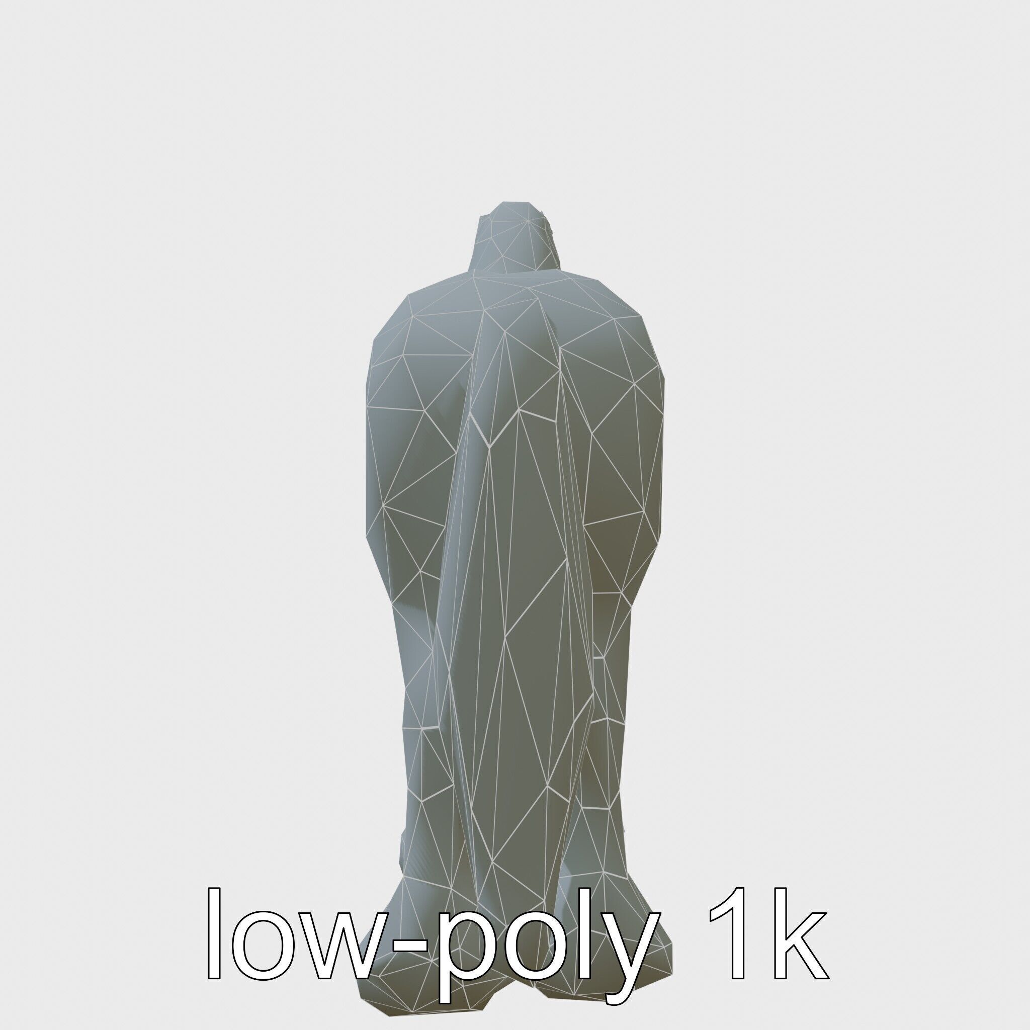 Clydesdale Horse with Feathered Fetlocks 3D Model Low-poly 3D model_20