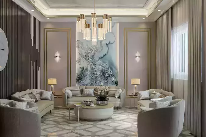 Mens council majlis 3D model