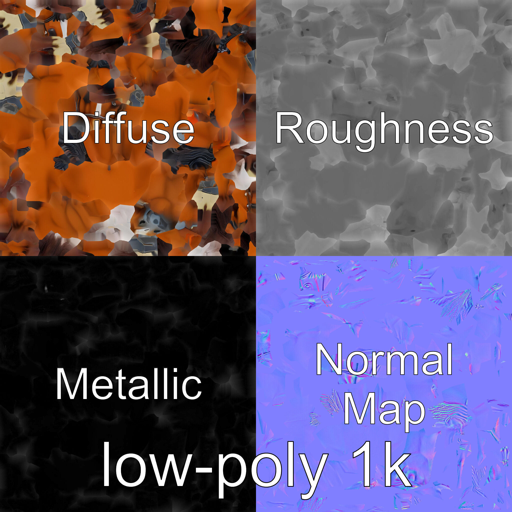 Bay Quarter Horse 3D Model with Earthy Tones Low-poly 3D model_1