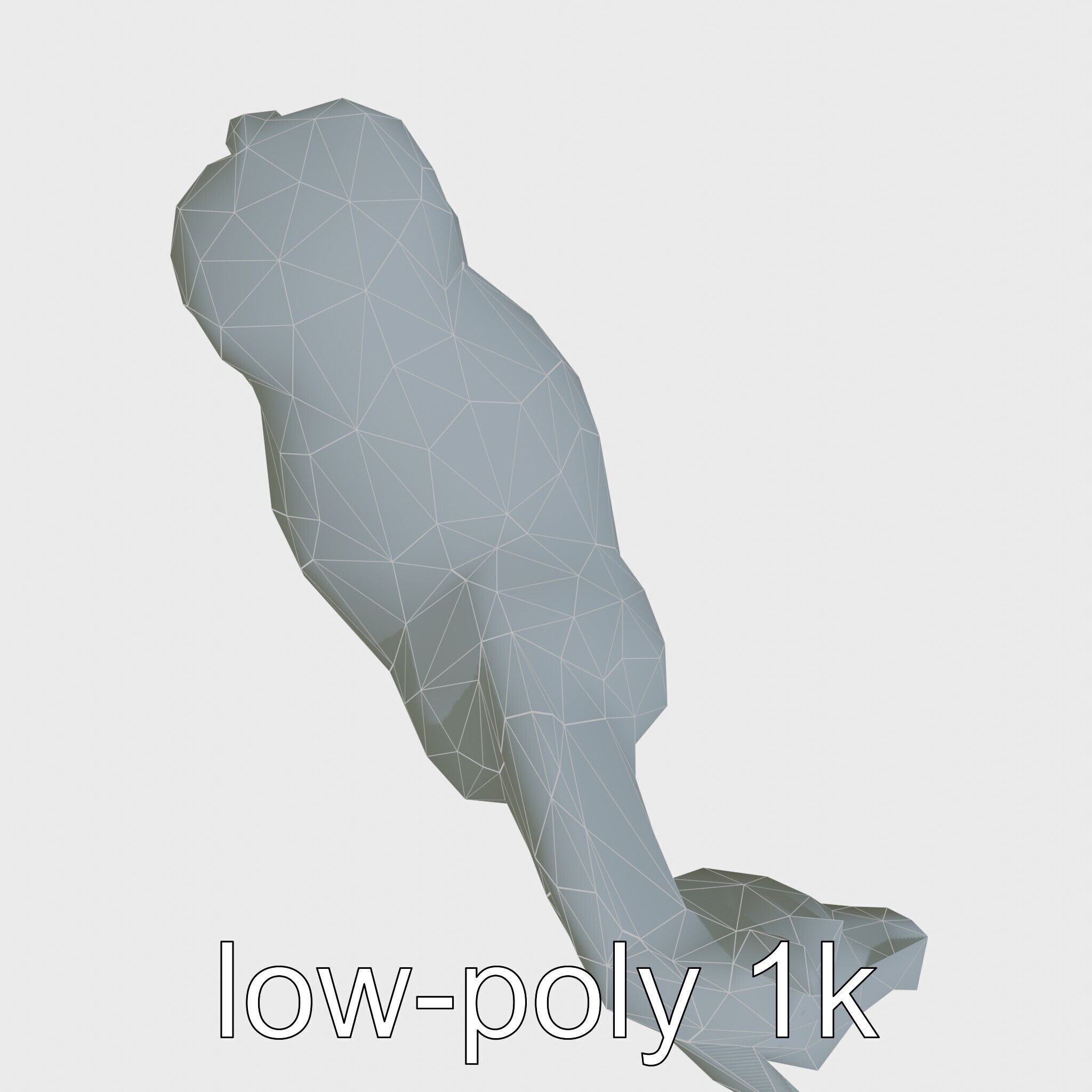 Bay Warmblood Horse Model with White Markings Low-poly 3D model_25