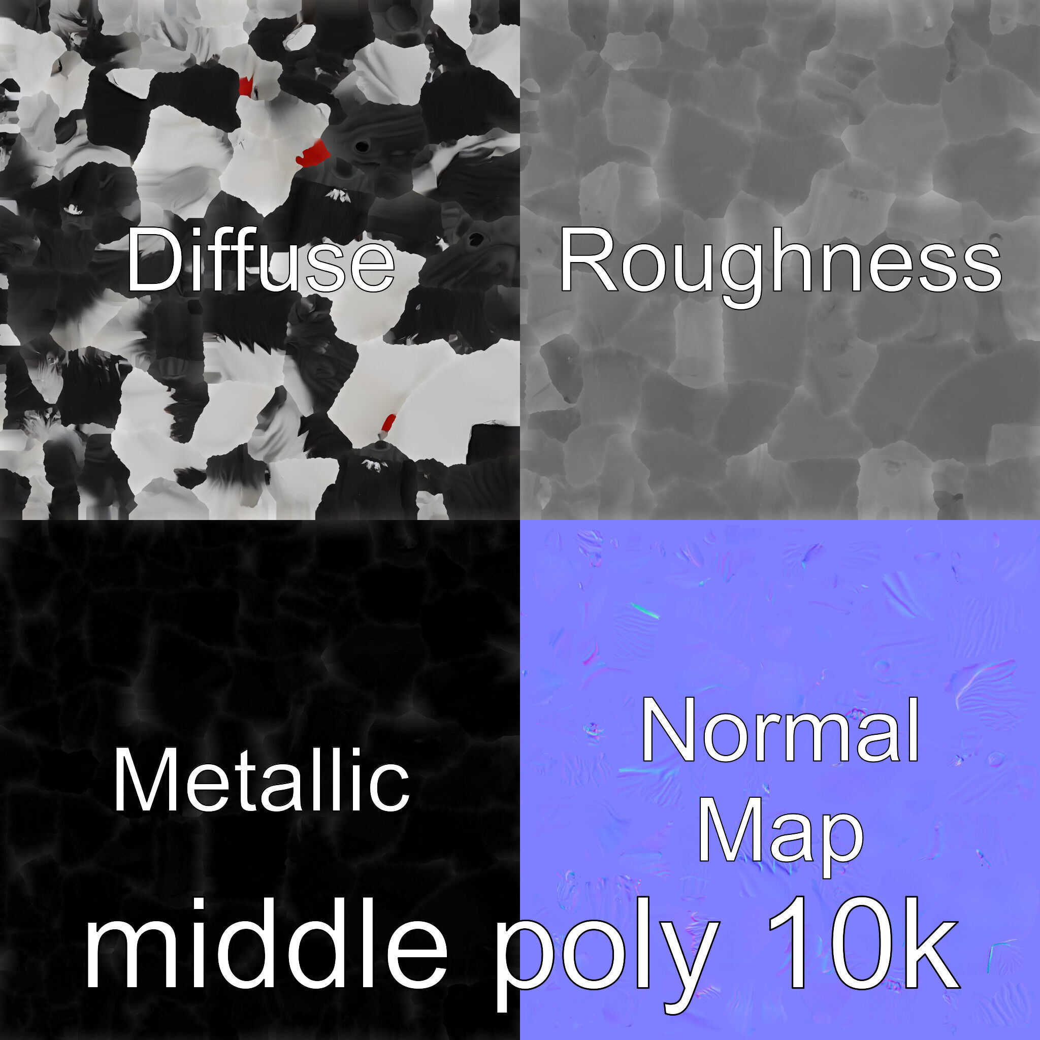 Black Percheron Horse 3D Model with Impressive Stature and St... Low-poly 3D model_30