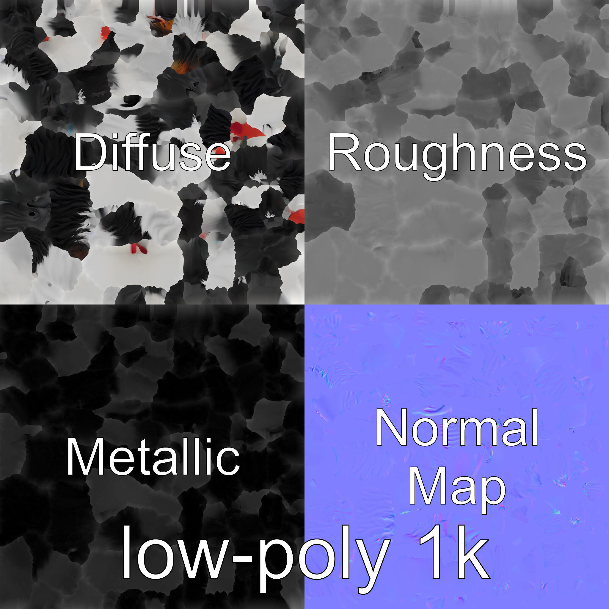 Black Percheron Horse 3D Model with Impressive Stature and St... Low-poly 3D model_28