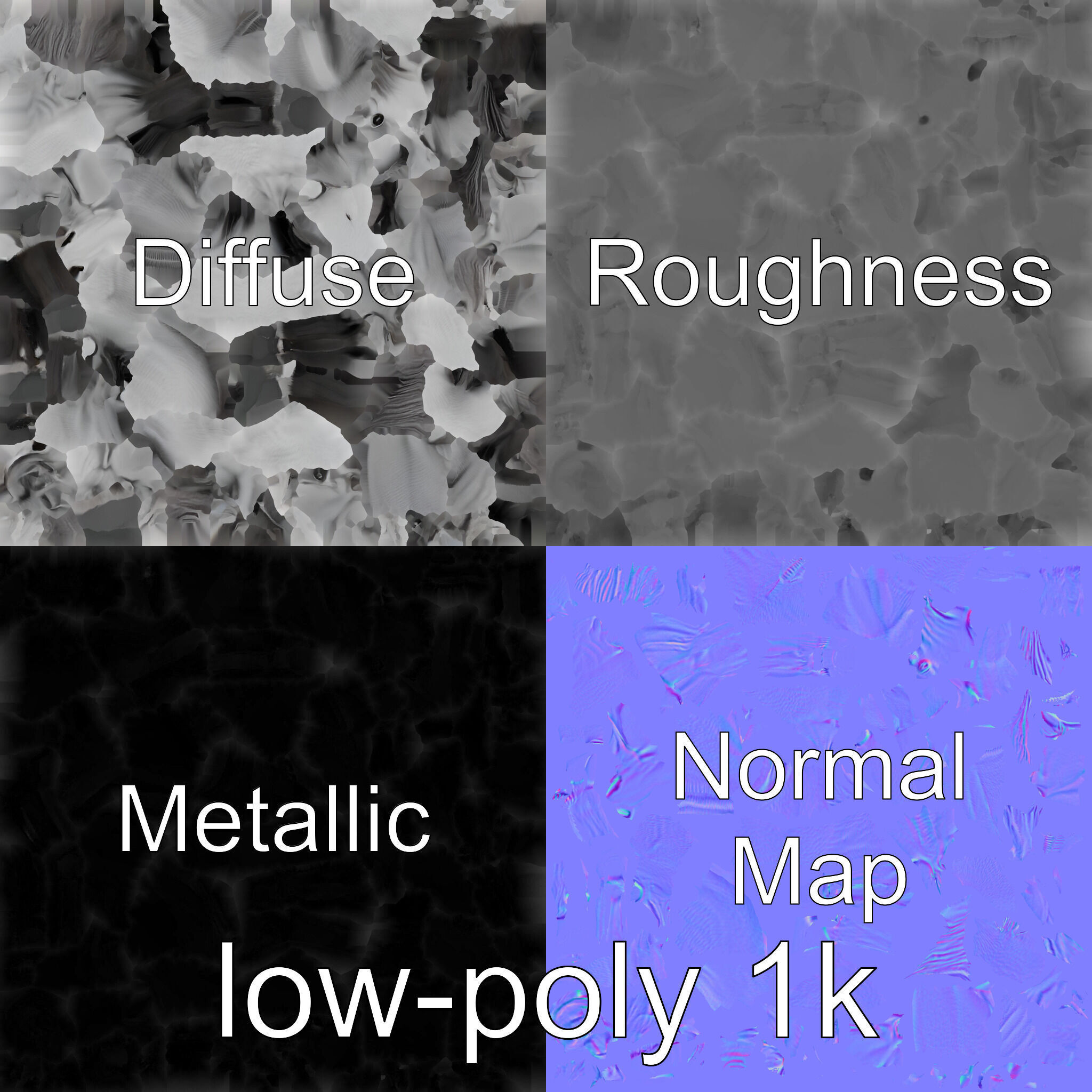 Regal Gray Percheron Horse 3D Model Low-poly 3D model_30