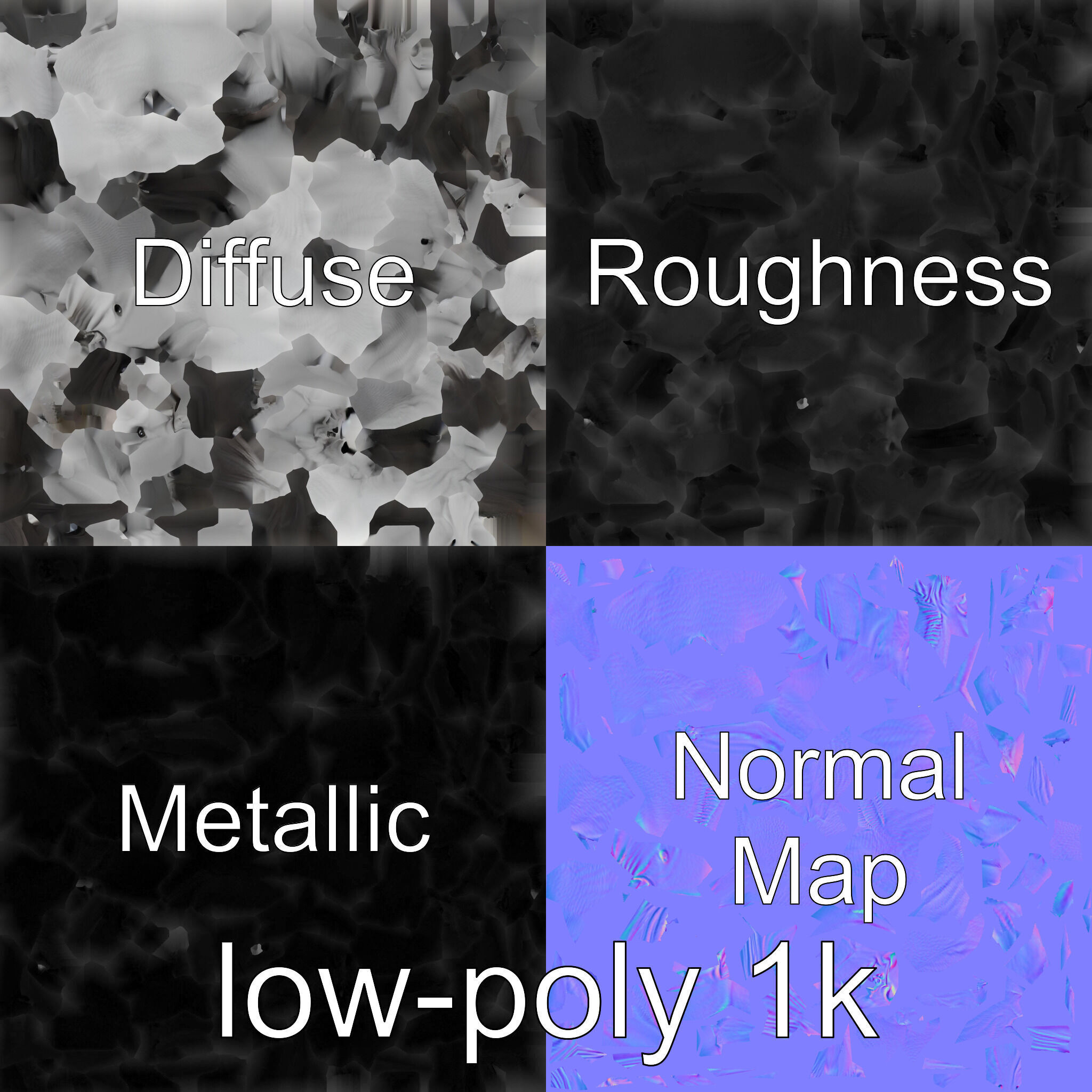 Regal Gray Percheron Horse 3D Model Low-poly 3D model_1