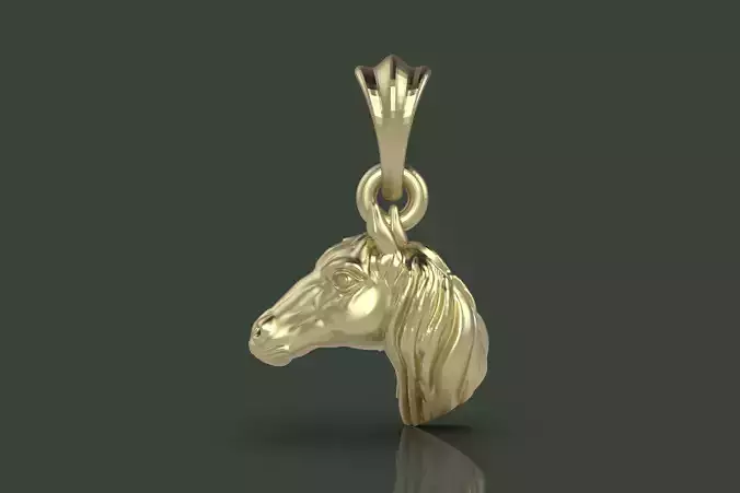 Horse Pendant 3Dprint File