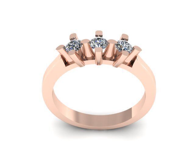 new wedding ring for daimonds 3D print model_5