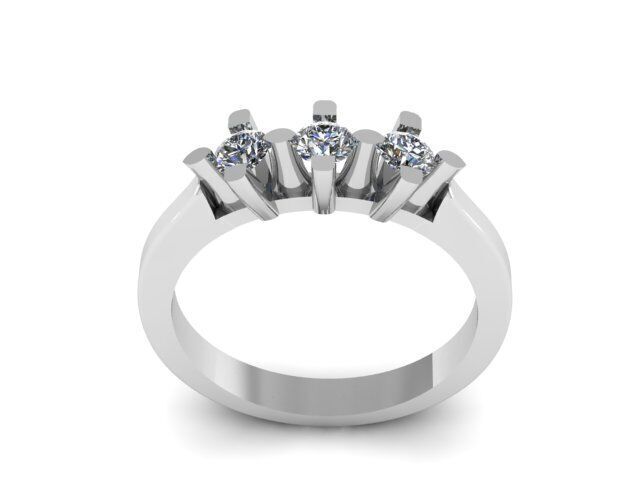 new wedding ring for daimonds 3D print model_4