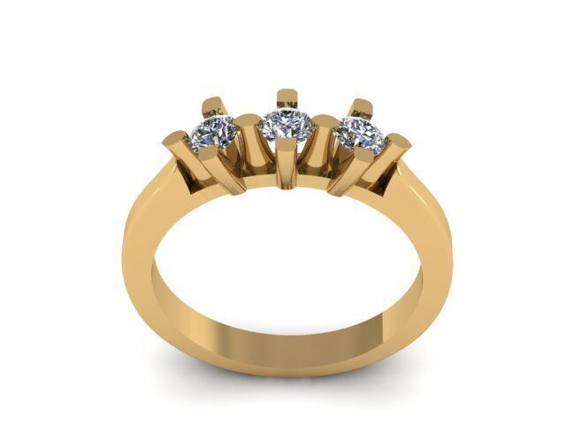 new wedding ring for daimonds 3D print model_3