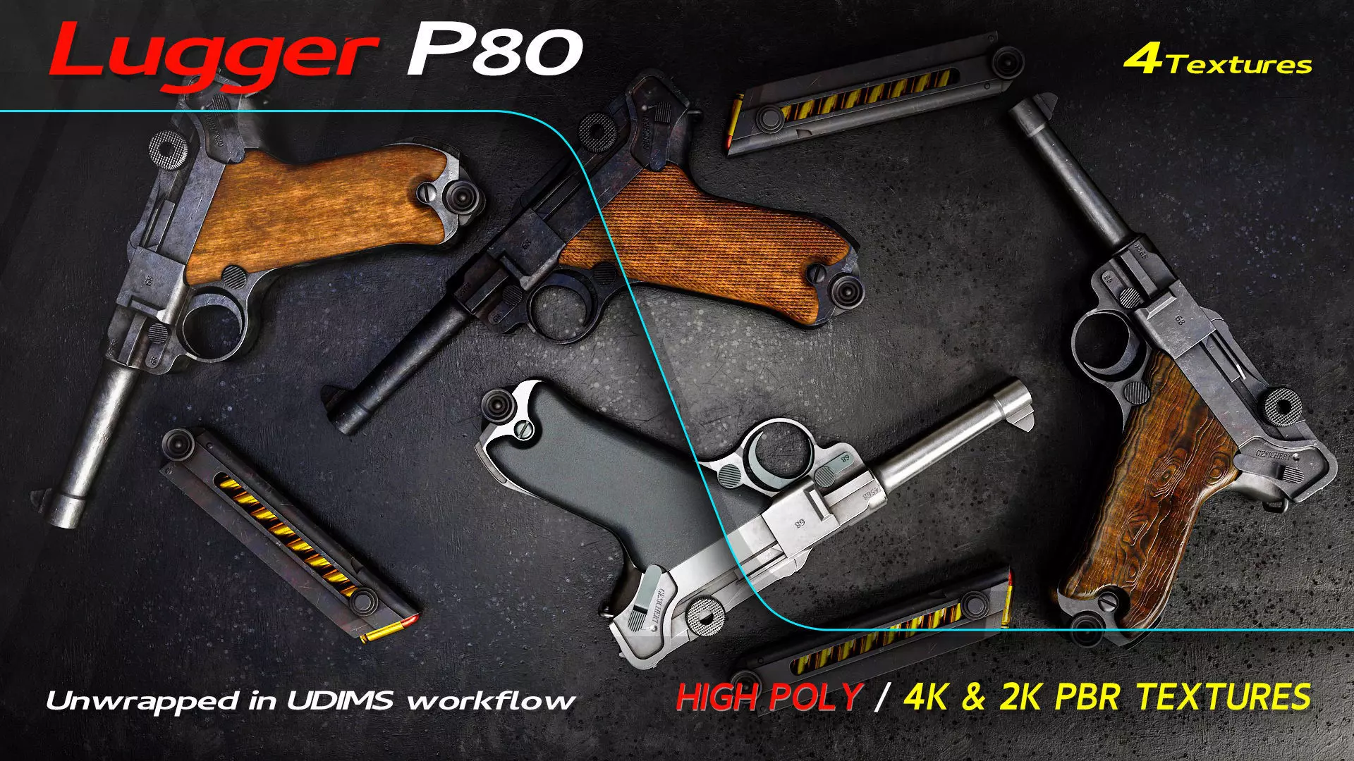 LuggerP80 3D model_0