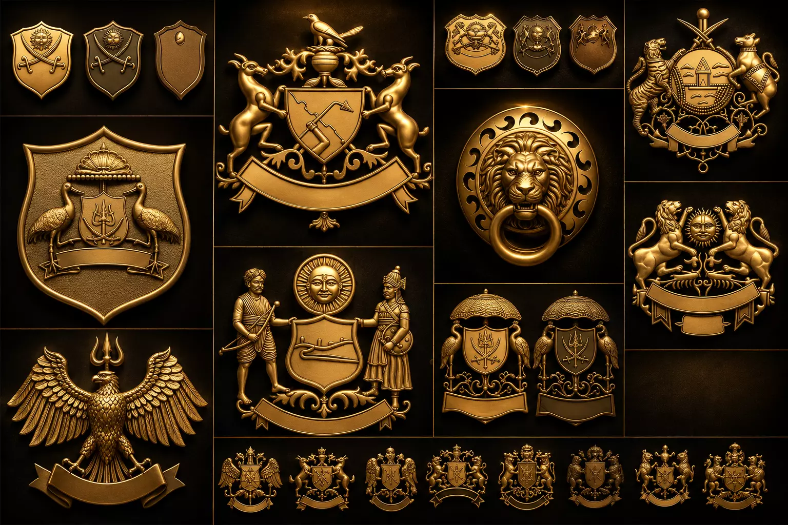 RAJPUT RATHORE BATCH LOGO COLLECTION 3D print model